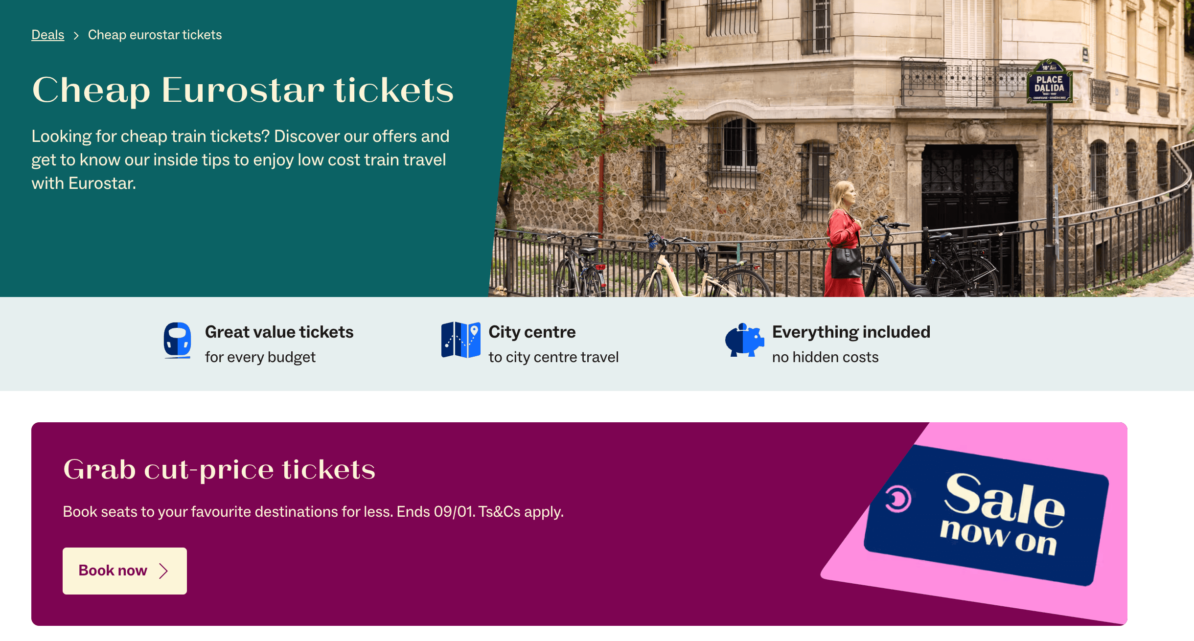 cheap Eurostar tickets